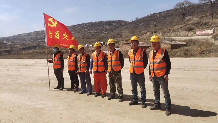 党员我带头，劳动最光荣---全力冲刺，奋战完成目标任务